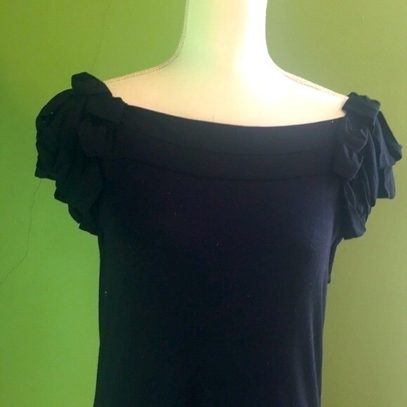 CYNTHIA ROWLEY black sleeveless dress - Picture 3 of 5